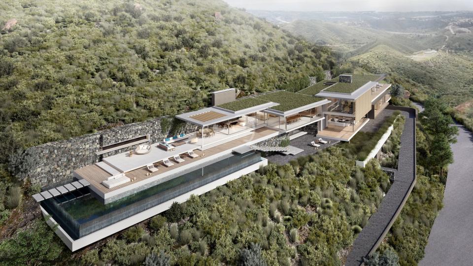 Villa Proposal Type A. AerialOverview