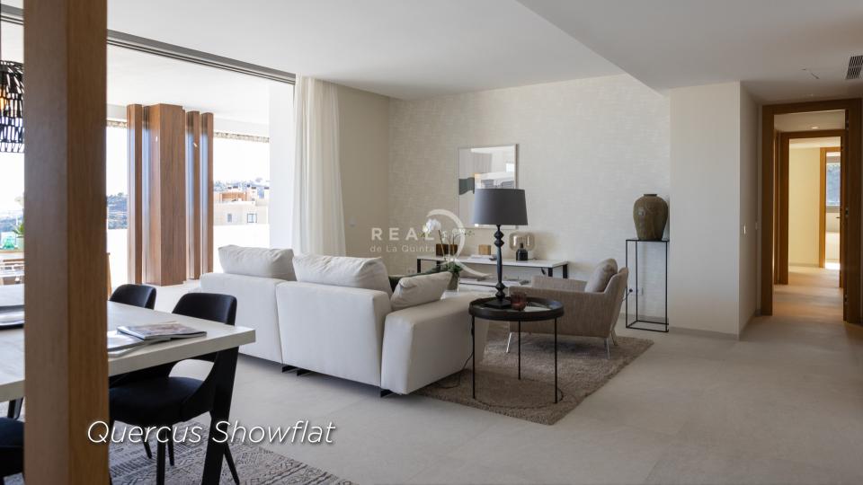 Quercus Showflat - Living Room