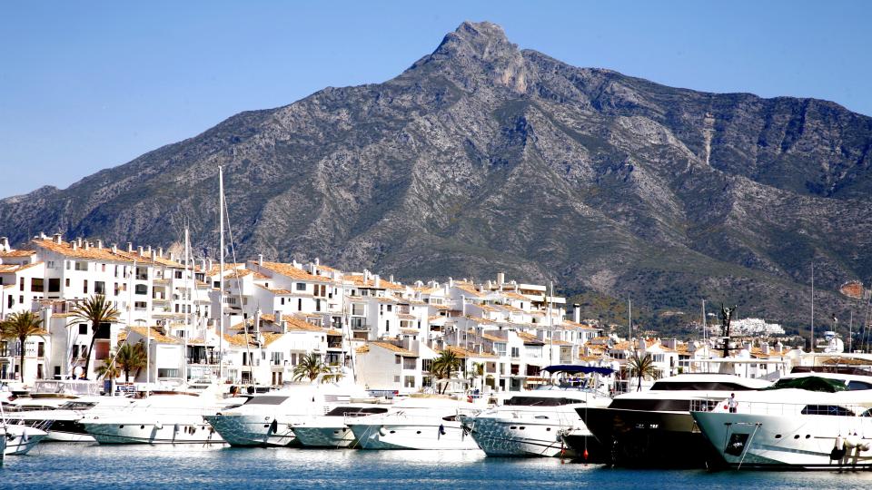 Harbor of Marbella, Spain
