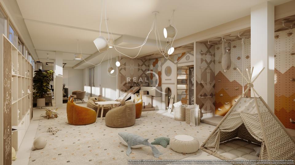 Mimosas Apartment Villa Garden. Leisure Area - Kids + Coworking (Camera 1)
