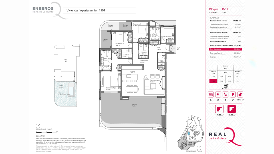 Floor plan living space