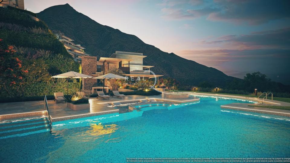 Mimosas Phase II Community Swimming Pool Night