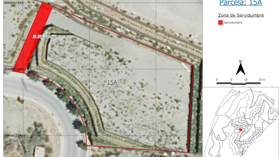 Plot 15A Easements