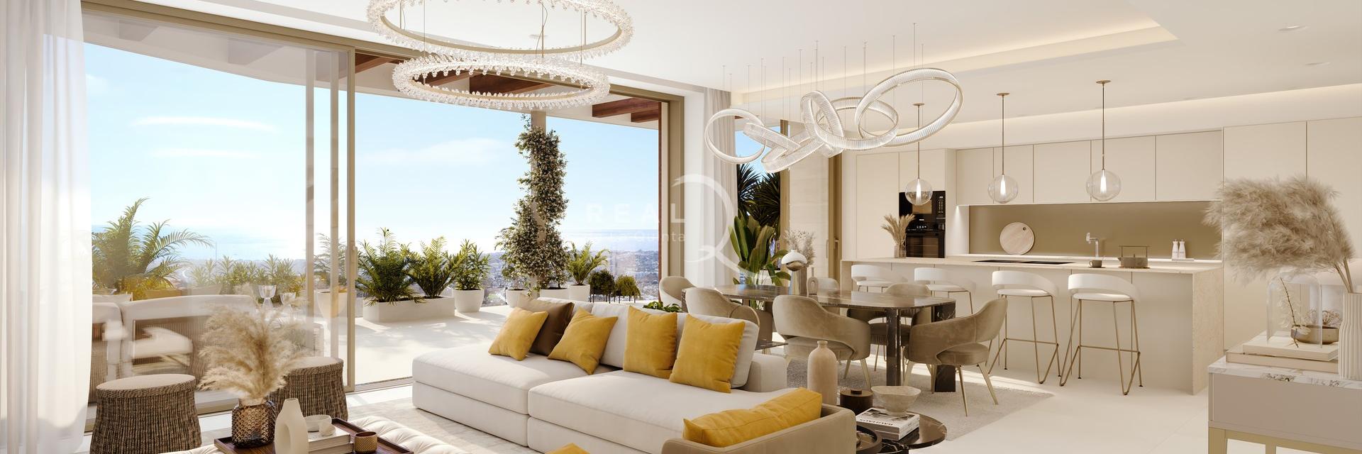 living room in Real de La Quinta's Mimosas