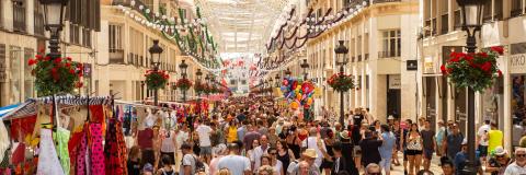 feria de malaga crowded of people